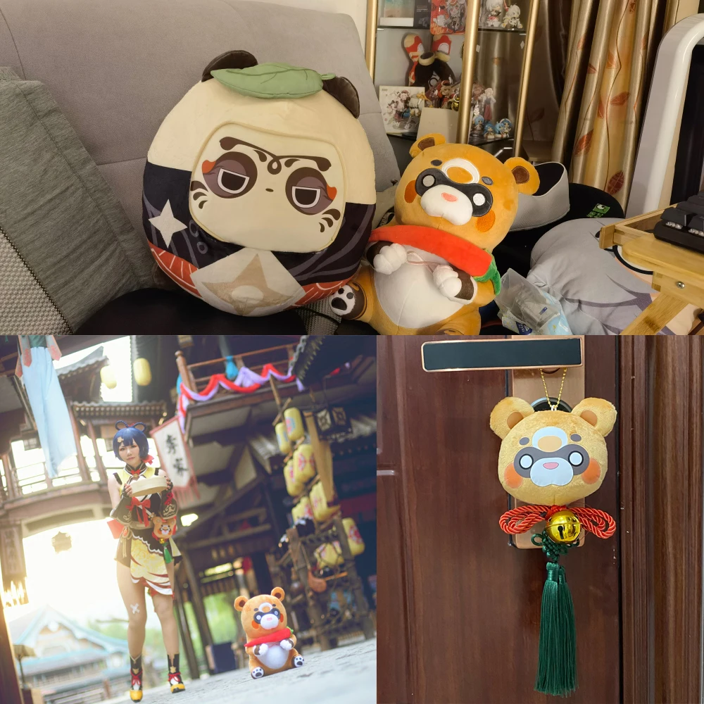 

Лидер продаж, реквизит для косплея Genshin Impact, кукла Sayu/Guoba/Japan Shikigami Shiki Taishou/Taroumaru, плюшевая подушка, детская игрушка, праздничные подарки