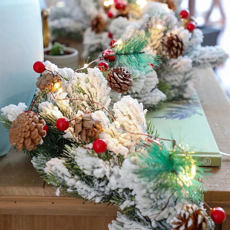 2 м сказочная гирлянда светодиодный Рождественские огни наружные крытые