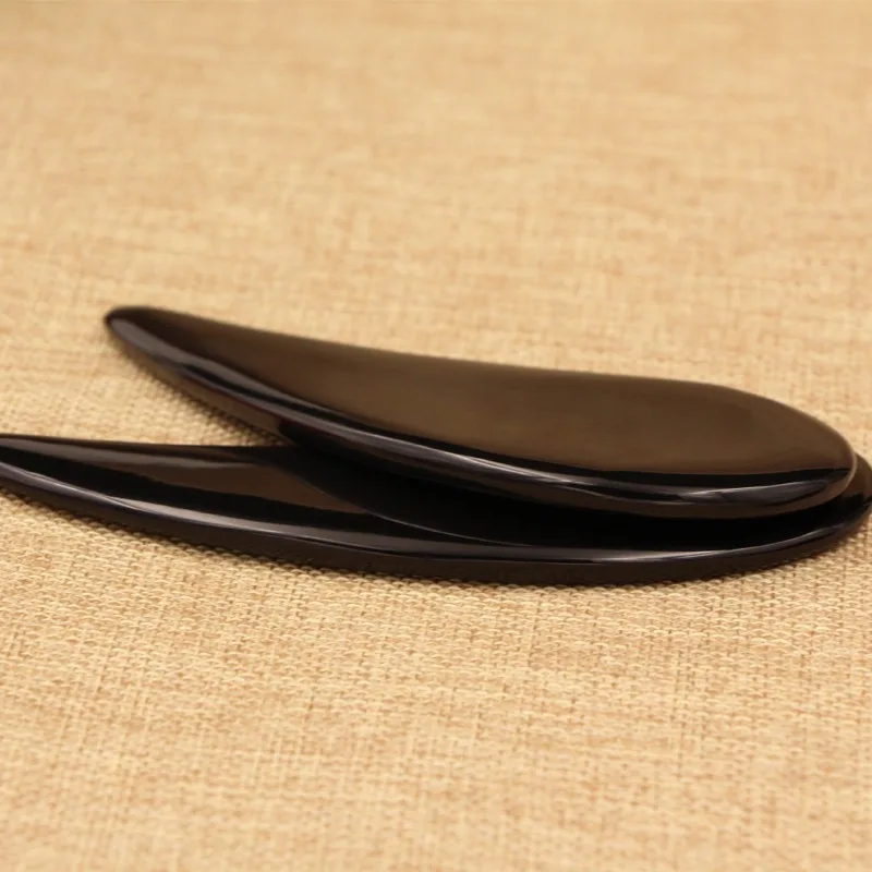 Массажная доска гуаша из рога буйвола массажная для тела лица глаз точечный