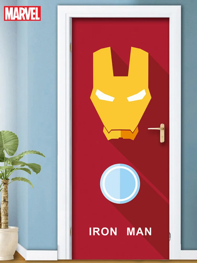 

Наклейка на дверь из мультфильма «Marvel»