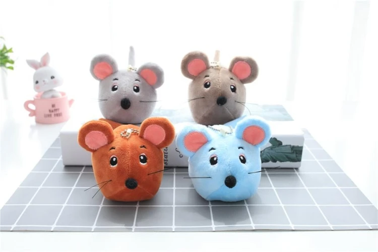 Мини Симпатичные 10 см прибл. Милые мини игрушки для мыши 4 цвета мягкие плюшевые