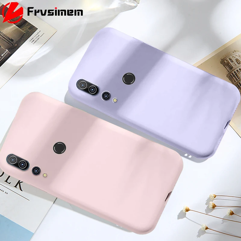 Модный чехол s жидкий силиконовый чехол для huawei P Smart P Smart Plus P Smart Z TPU Мягкий противоударный чехол Fundas