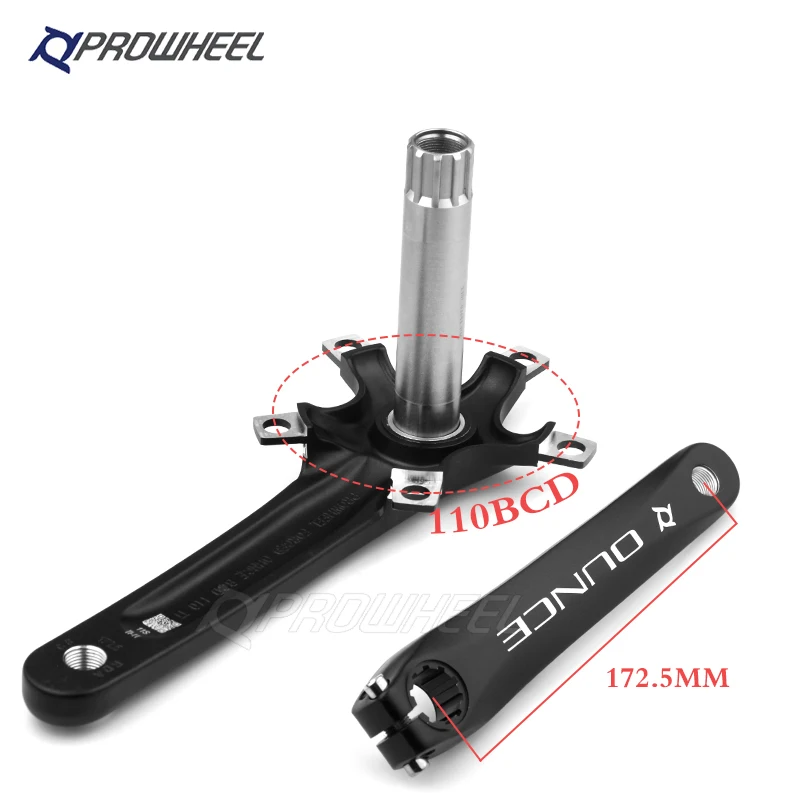 PROWHEEL дорожный велосипед диаметра окружности болтов (110BCD 170 мм 172 5 рукоятки унция