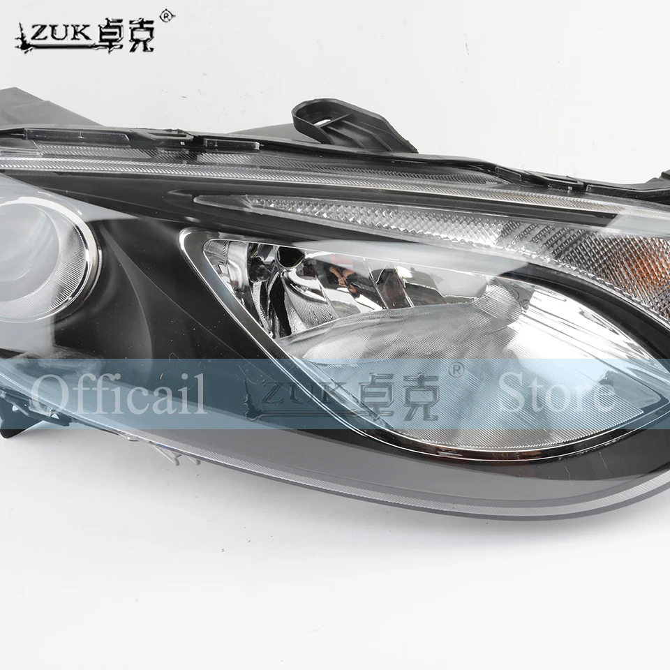 ZUK 2 шт. головной светильник в сборе для MG 6 2010 2011 2012 2013 2014 Фары Фара черный Цвет