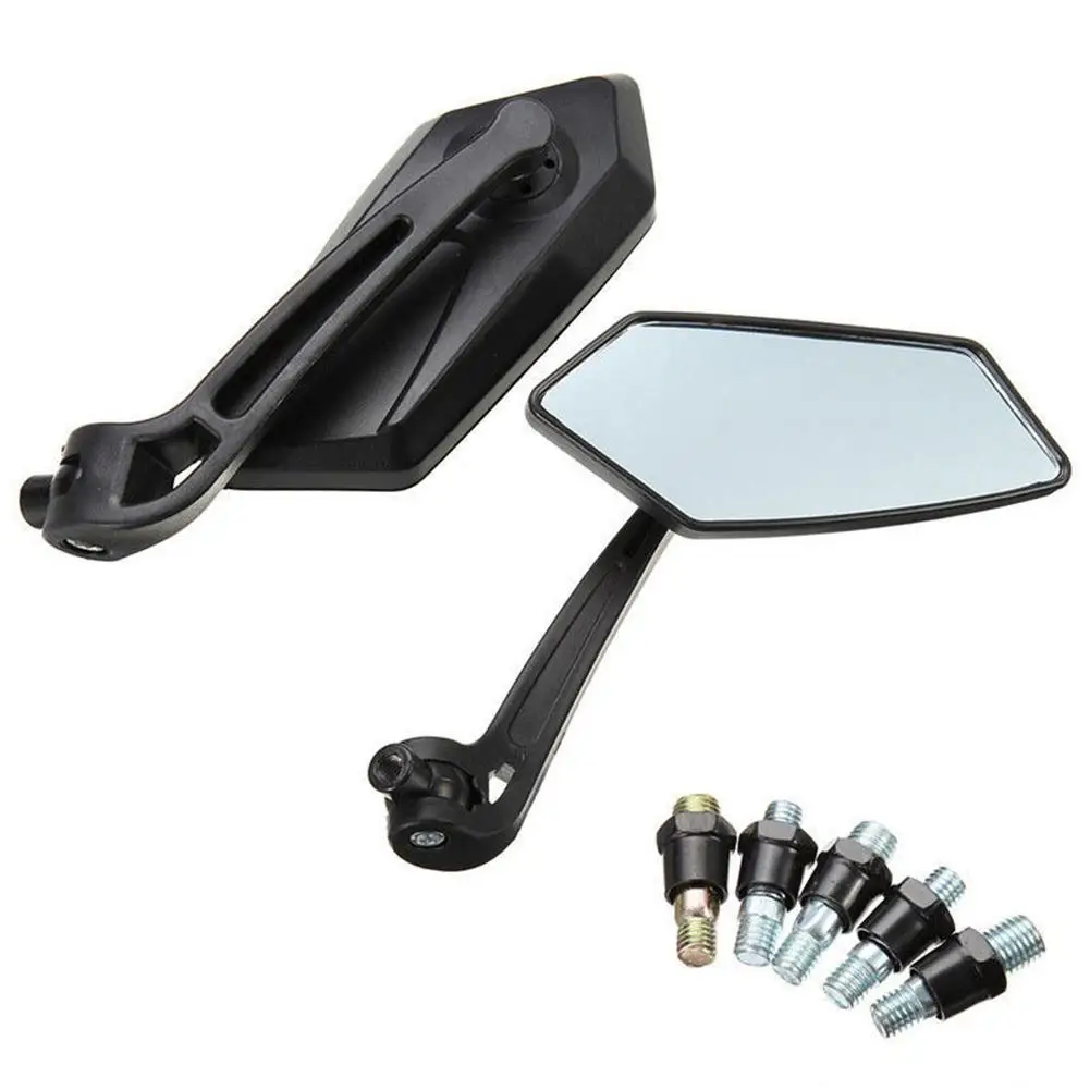

Rearview Mirror 2Pcs 8/10mm Universal Motorcycle Handlebar Rear View Side Mirrors Replacements motorbike accessories 2020