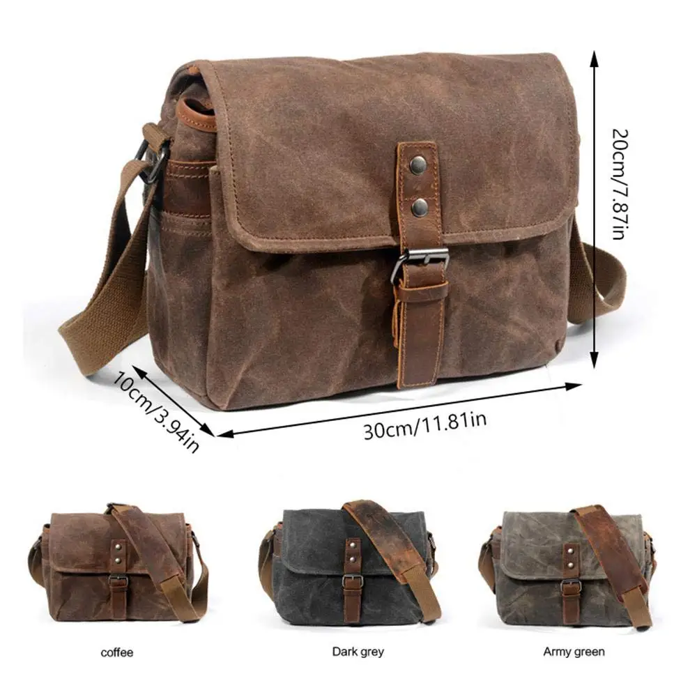 ZUOCHEN SLR/DSLR сумка повседневная мужская на плечо Водонепроницаемая масляная