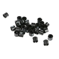 plastic black size circle for coat hanger sizer marker ring garment pants size number beads clip buckle size snap number cube
