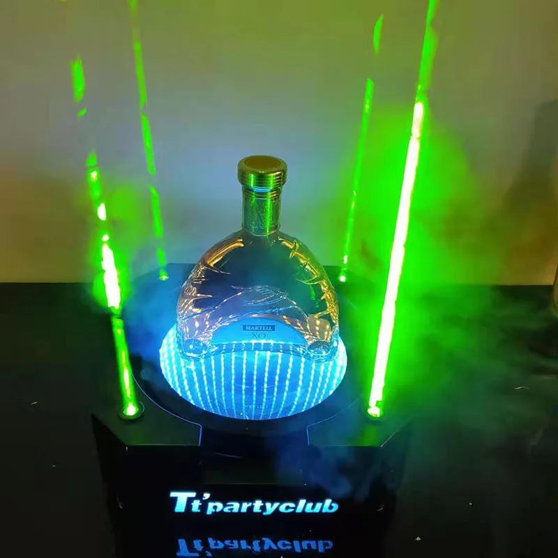 Пользовательский светодиодный лопаты световой Винная стойка Класс вина модными
