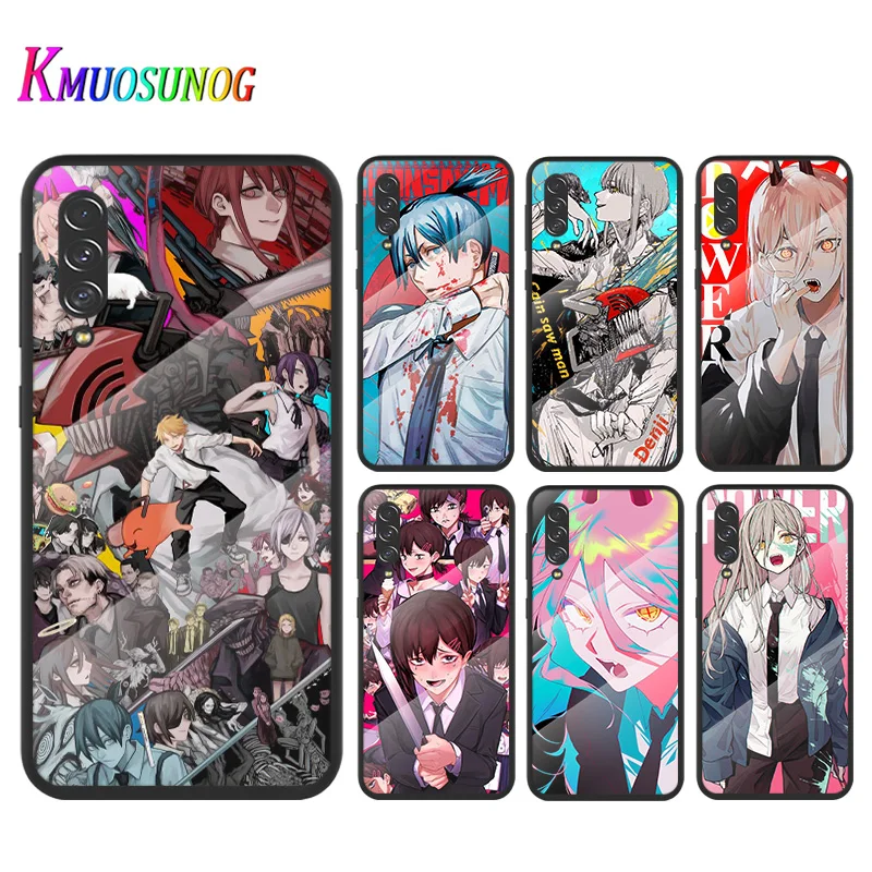 

Power Chainsaw Man For Samsung Note 20 10 9 8 Ultra Lite Plus 5G A70 A50 A40 A30 A20 A10 Tempered Glass Phone Case