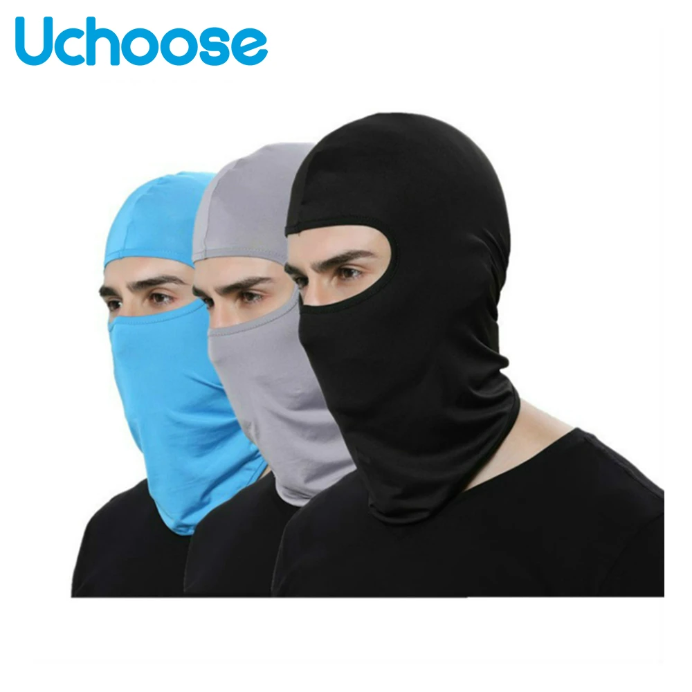 Уличная черная маска на все лицо мотоциклетная Балаклава маски для
