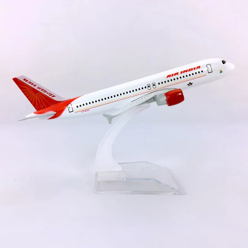 16 см 1:400 Airbus A320 200 Air Индия Airways Airlines W базовый сплав самолет Модель дисплея игрушки