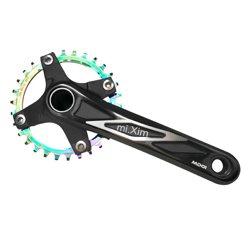 

Mi.Xim Rainbow Bike Chainring 104 BCD Chainwheel for MTB Road Bike