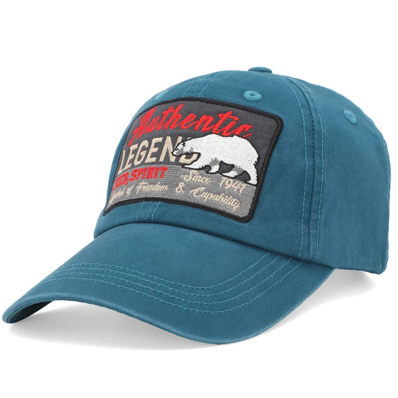 Бейсболка унисекс с вышивкой Модная хлопковая кепка животными и надписями в