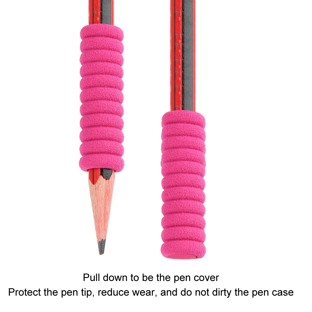 

Adjustable Multifunctional EVA Handwriting Grips Gel Pen Pencil Holder Hand Writing Correction Grip Protect Pen Tip Reduce Wear