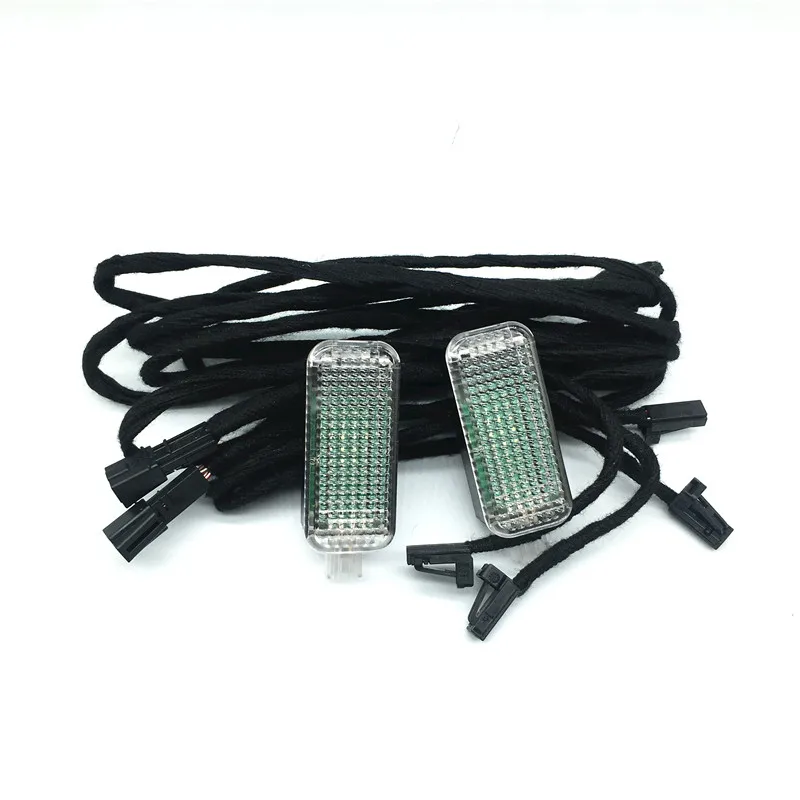 Светодиодная подсветка для салона автомобиля, лампа для ног, кабель для VW Passat B6, Golf 5, 6, MK6, A1, A3, A4, A6, A8, Q3, Q5, Q7, сиденье светодиодный светодиодного o ALHAMBRA