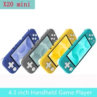 coolbaby new x20 mini retro handheld game console 4 3 inch joystick controller game device for 128 bit arcade game player