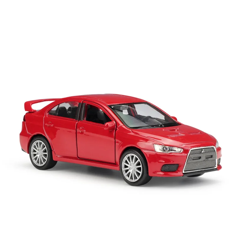 WELLY 1:36 Mitsubishi Evolution X метала роскошный элегантный стиль Diecast Отступить Игрушечные