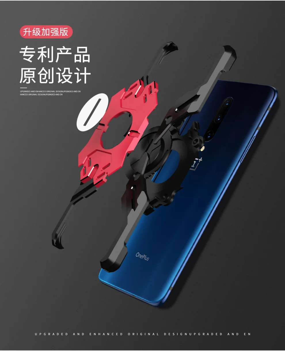 Герой Marvel элементы Алюминиевый металлический бампер чехол для OnePlus 7/Pro тонкий жесткий противоударный защитный бампер для телефона чехол OnePlus 7 Pro