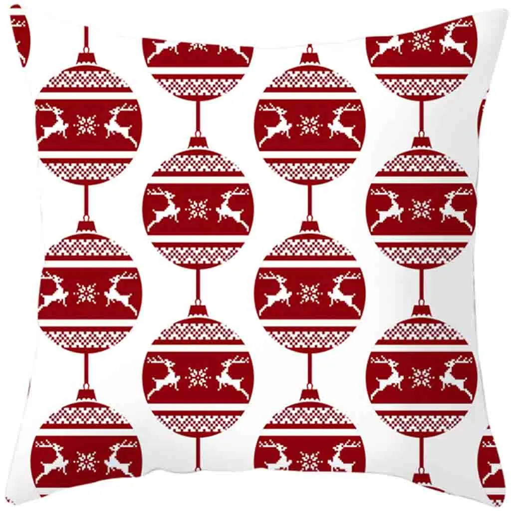 Hyha Let It снег Рождество стиль чехлы для подушек с Рождеством Санта Клаус носки