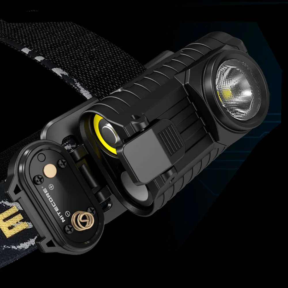 Налобный фонарь NITECORE HA23 CREE светодиодный 2AA портативный прочный из поликарбоната