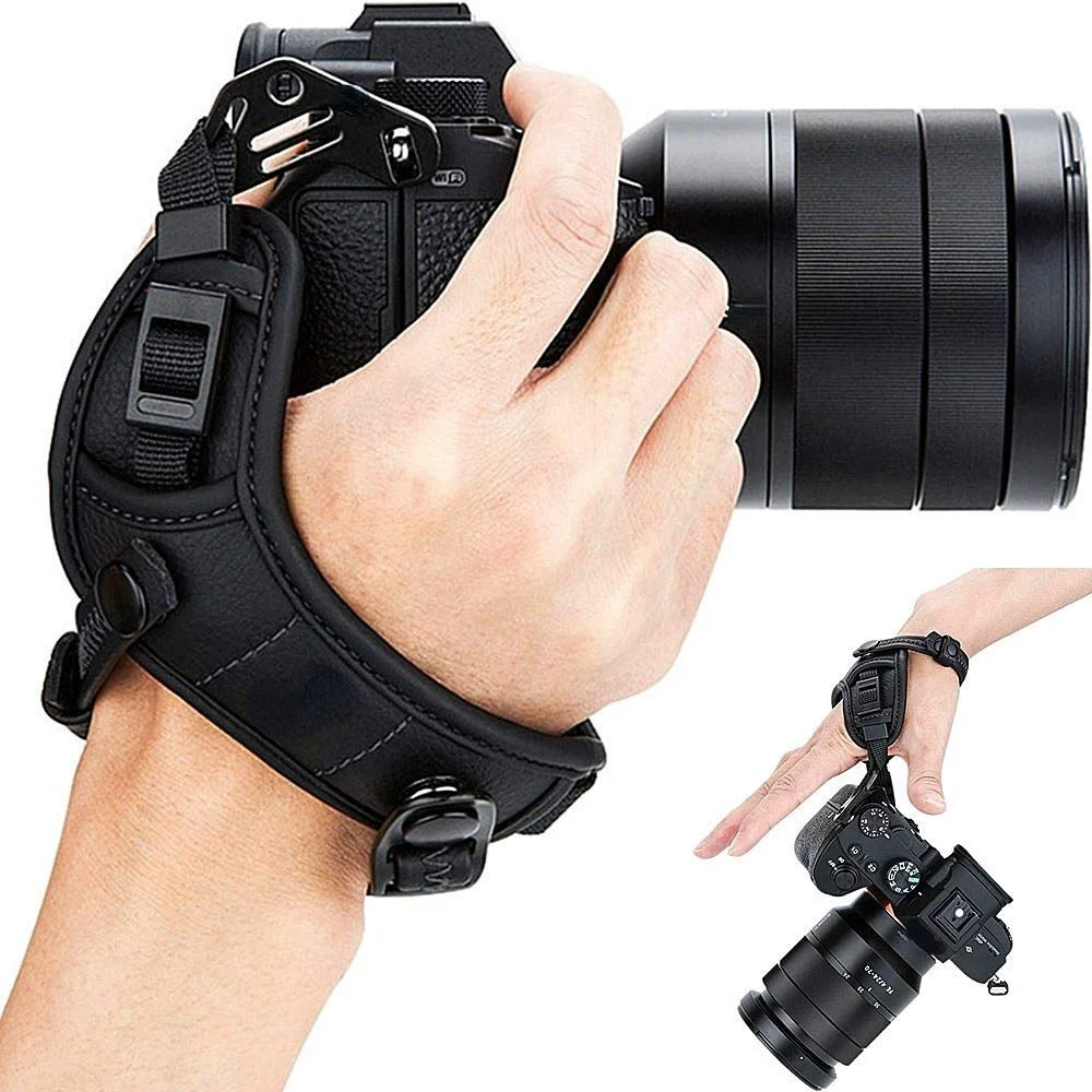 Kopen Camera Strap Quick Release Hand Strap Wrist Strap Voor Canon Nikon Sony Fujifilm Olympus Pentax Camera Hangen Grip Riem Accessoires