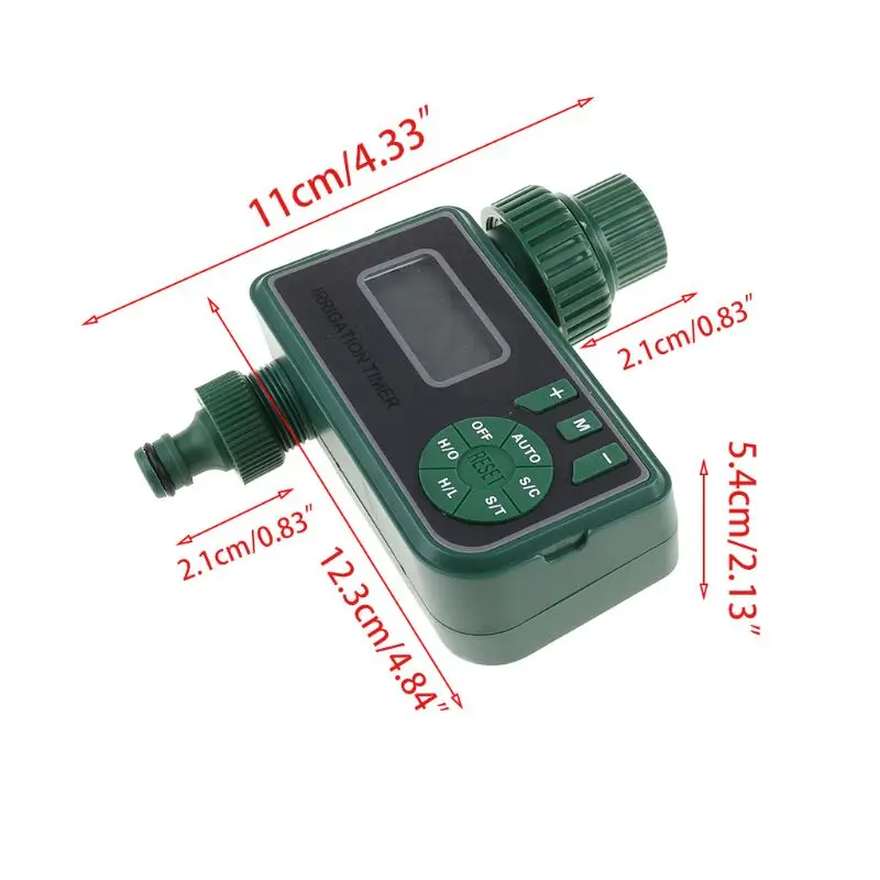 

Intelligent Watering Timer Single Outlet Faucet Programmable LCD Display Irrigation Controller for Garden Farm Bed Drop Shipping