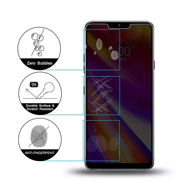 EXUNTON для LG V40 G7 K50S конфиденциальность анти шпионское закаленное стекло Защита