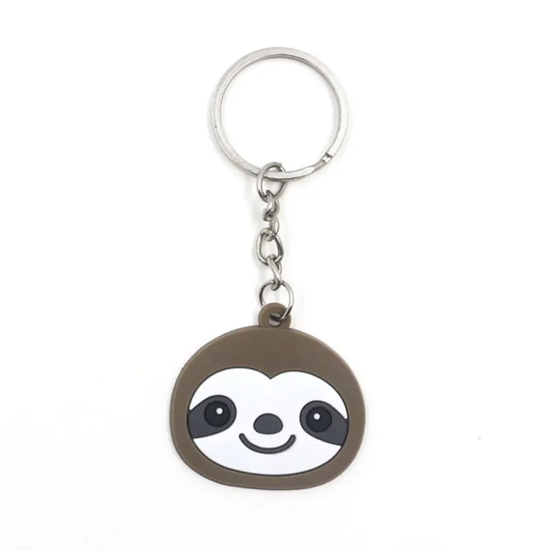 

Car Keyring chain Women Cute Cartoon Animal Sloth Keyring Backpack Bag school Bag Folivora Decoration Children Gift Accessories