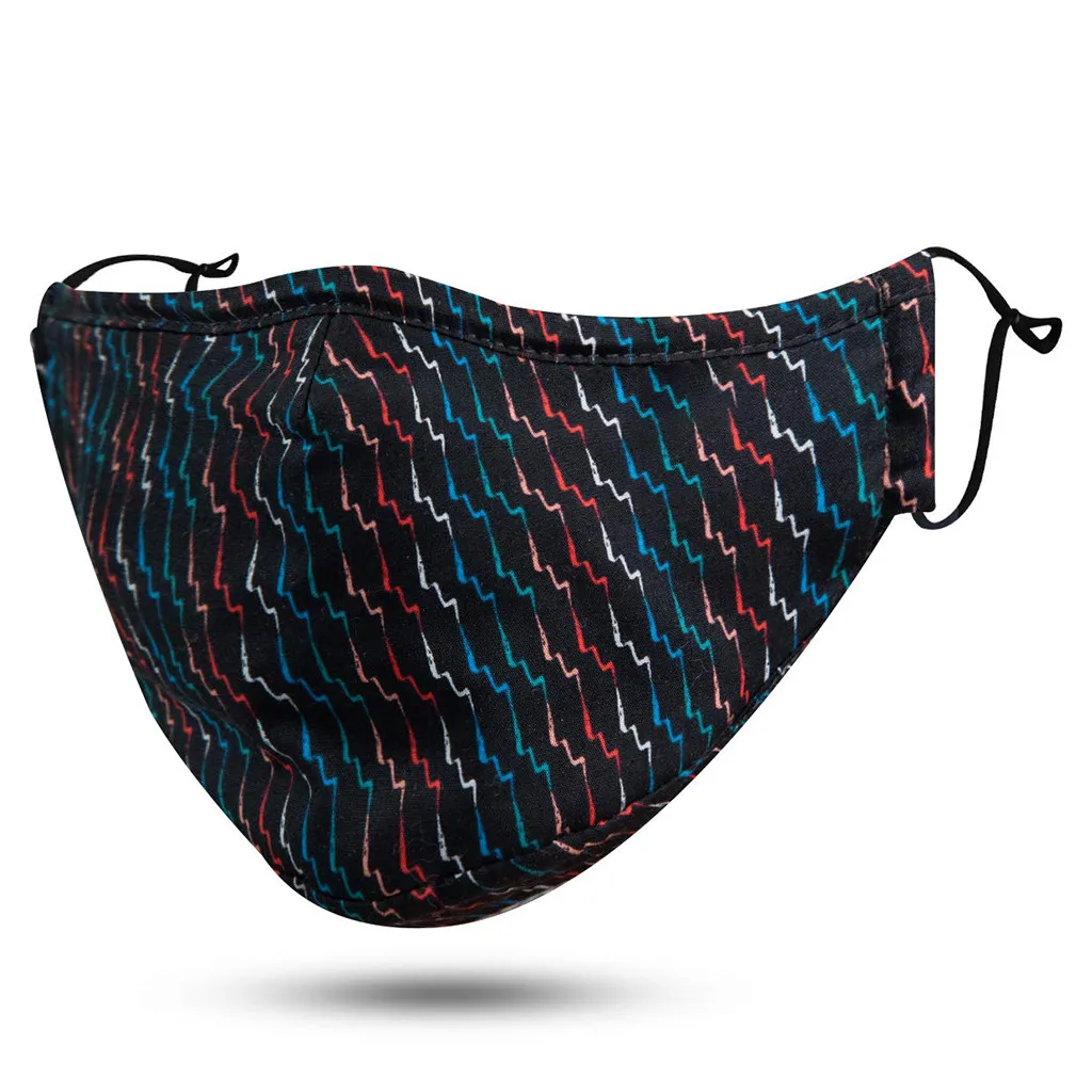 

Adult Woman Floral Print Mascarillas Washable Filter Breather Face Mask Cloth Face Mask Reusable Mouth Caps Washable Mouth