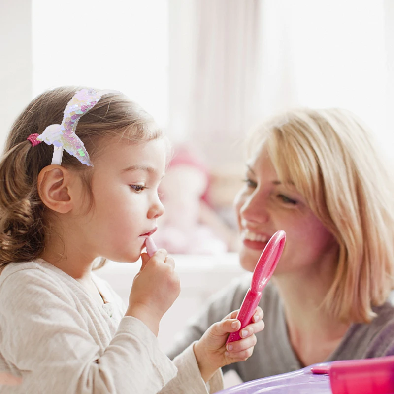 

1/2pcs Glitter Pearl Sequins Mermaid Headband Kids Girl Birthday Mermaid Party Decorations Hair Accessories Fashion Headdress