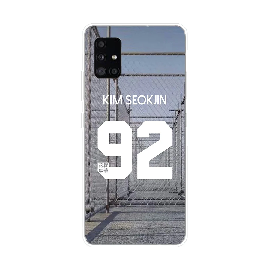051FG TS Джерси Jungkook jhope jimin T Мягкий Силиконовый ТПУ чехол для Samsung Galaxy A20 A20E A20S A40 A31 A41