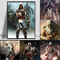 5d diy assassins creed diamond mosaic painting on canvas game role picture of rhinestone wall art bedroom decorative embroidery