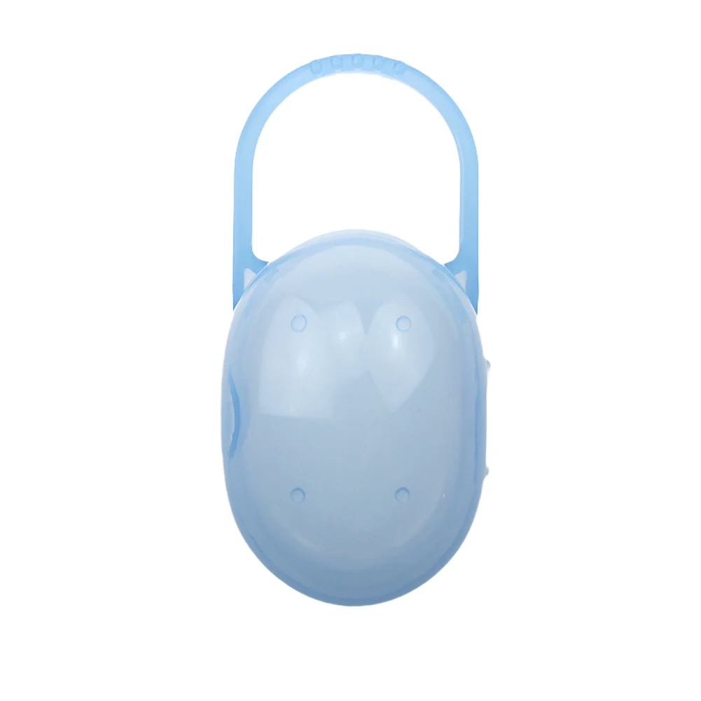 1 шт. портативный однотонный контейнер для хранения соски-пустышки |