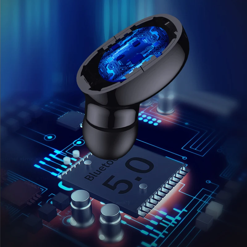 Беспроводное зарядное устройство TWS с микрофоном Bluetooth 5 0 портативная Мобильная