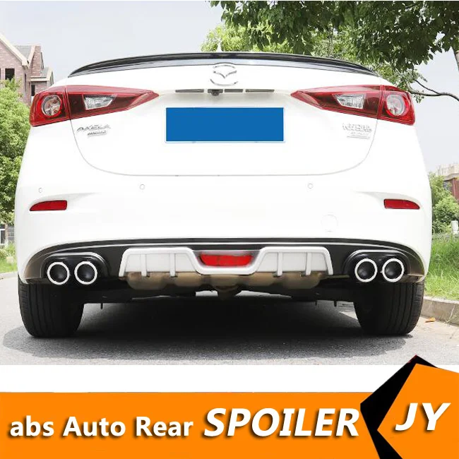 Для Mazda 3 Axela ABS задний бампер диффузор защитные бамперы для 2017-2019 Комплект кузова