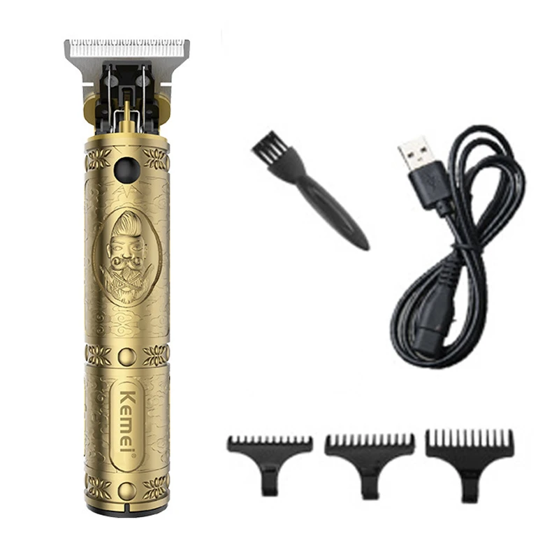 

Kemei Barber Shop Oil Head 0mm Electric Hair Trimmer Professional Haircut Shaver Carving Hair Beard Machine Styling Tool KM-700B