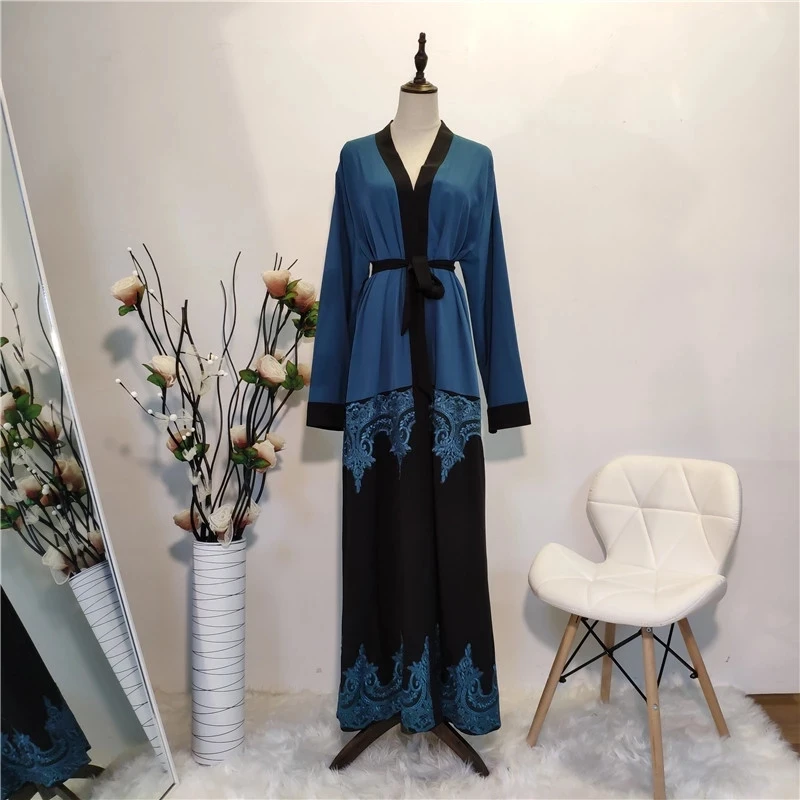 Хиджаб-кимоно Женский с открытой абой мусульманское платье марокканский кафтан