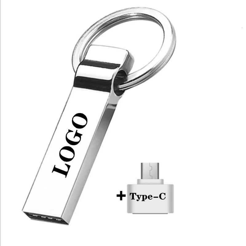 Металлический водонепроницаемый флеш накопитель Usb Type C 2 0 64 ГБ 4 8 16 32 ГБ|USB