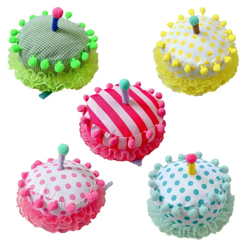 Детская Милая повязка на голову для дня рождения шляпа торт ко дню регулируемая
