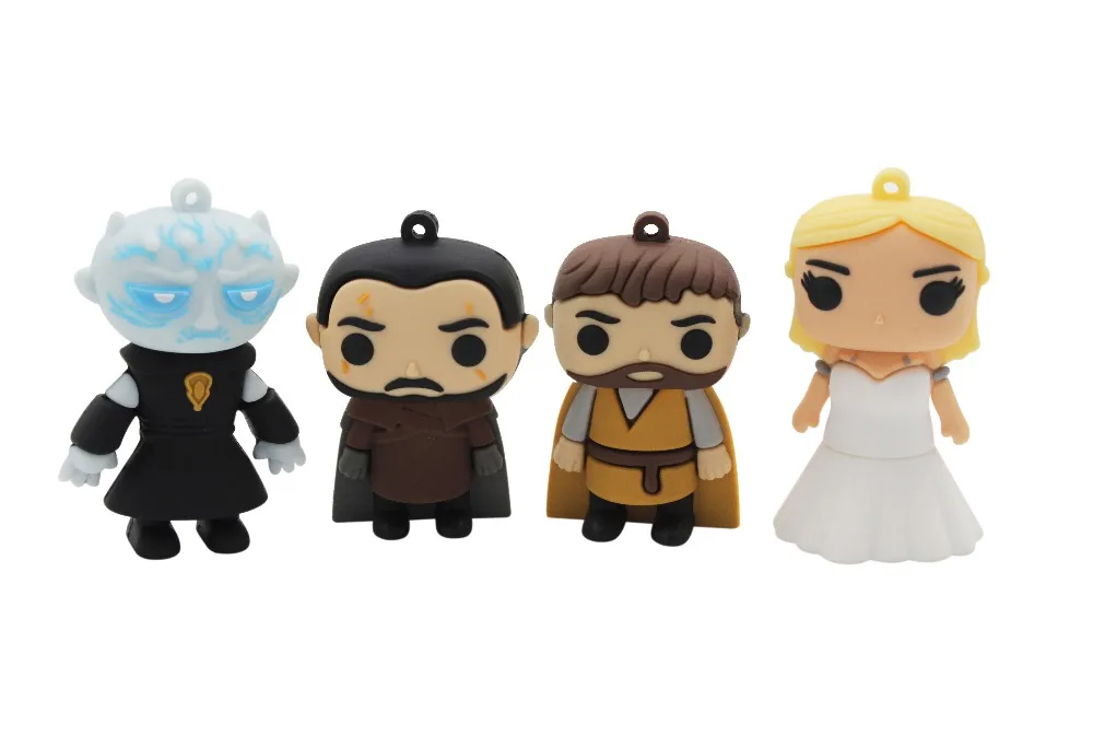 BiNFUL JASTER Cartoon USB 2.0 Right-wing Game Series Flash Drive Yaoh Danielis Tilion Jon Snow pen Drive 4GB 16GB 32GB 64GB USB