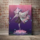 Shinobu Kocho Kimetsu no Yaiba аниме постер рассекающий демонов Картина на холсте настенное Искусство Декор для гостиной Декор для дома принты