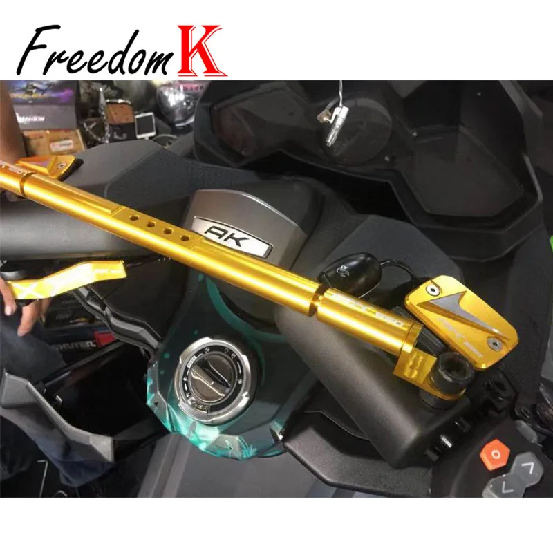 

For KYMCO AK550 AK 550 2017 2018 2019 Scooter Motorcycle CNC Aluminum Mutifunctional Cross Bar Steering Damper balance lever