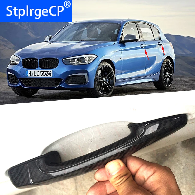 for BMW 1 series E82 E87 F20 F21 2007-2019 Accessories 100% real carbon fiber Auto outer door handle cover