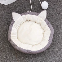 dog bed winter warm pet round nest cat sofa bed soft suede fabric for small medium dogs sleeping mat kitten kennel dog supplies