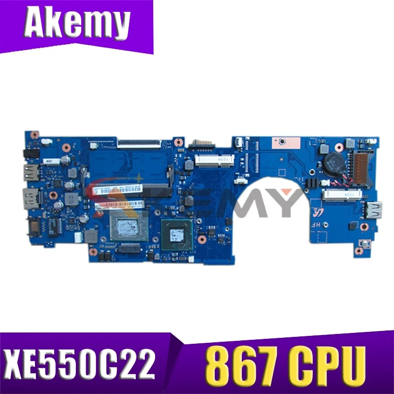 AKEMY материнская плата BA92 10565A 10565B для samsung XE550C22 ноутбуков intel HM70 SR0FK Pentium 867