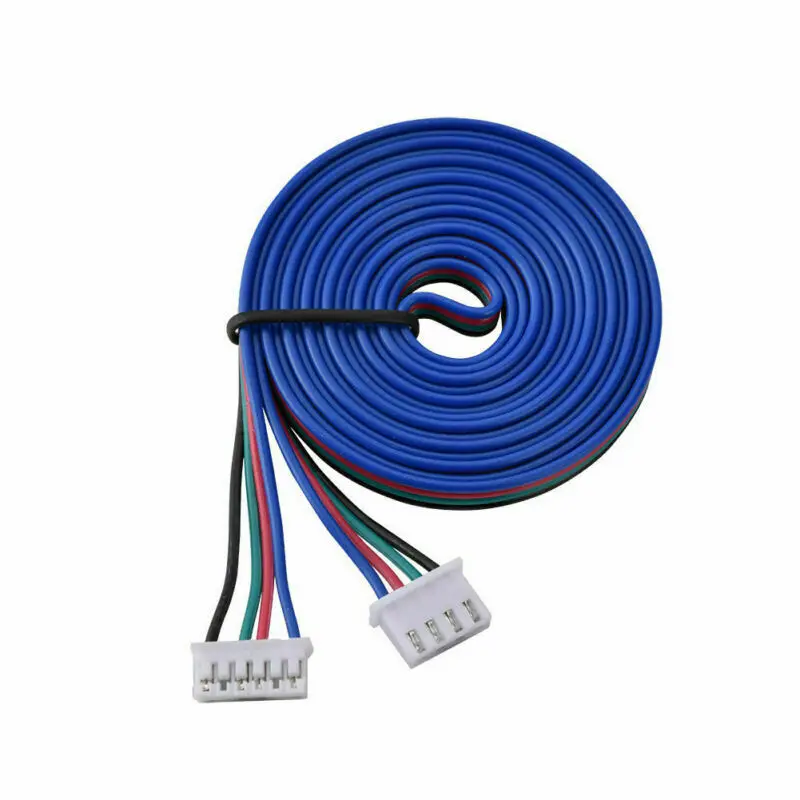 

Оптовая продажа, 5 шт./компл., линия для 3D-принтера HX2.54, 4-6 контактов, белые клеммные кабели для шаговых двигателей 500, 800, 1000, 1500 мм, 4-6 контактов