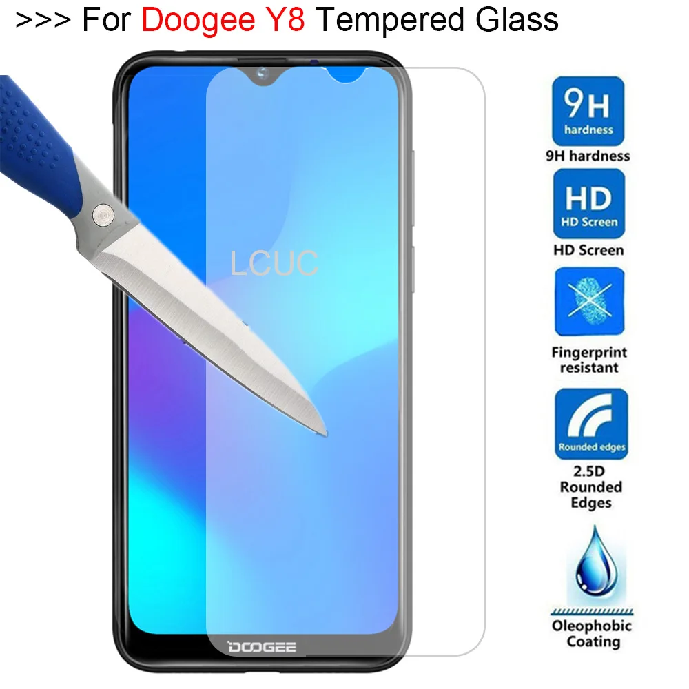 9H 2.5D ультра-тонкое закаленное стекло Для Doogee y8 HD Защита экрана для 6 1 дюйма