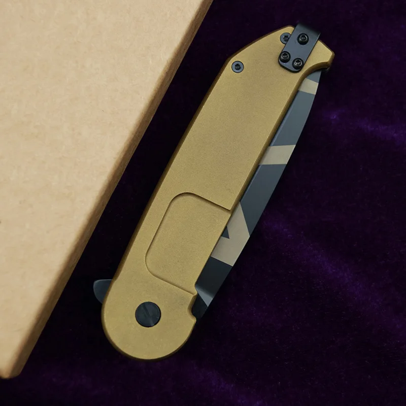 

LEMIFSHE OEM BF2 Aluminum N690 Folding Blade Ball Bearing Outdoor Kitchen Tactical Camp Hunting EDC Tool Knife