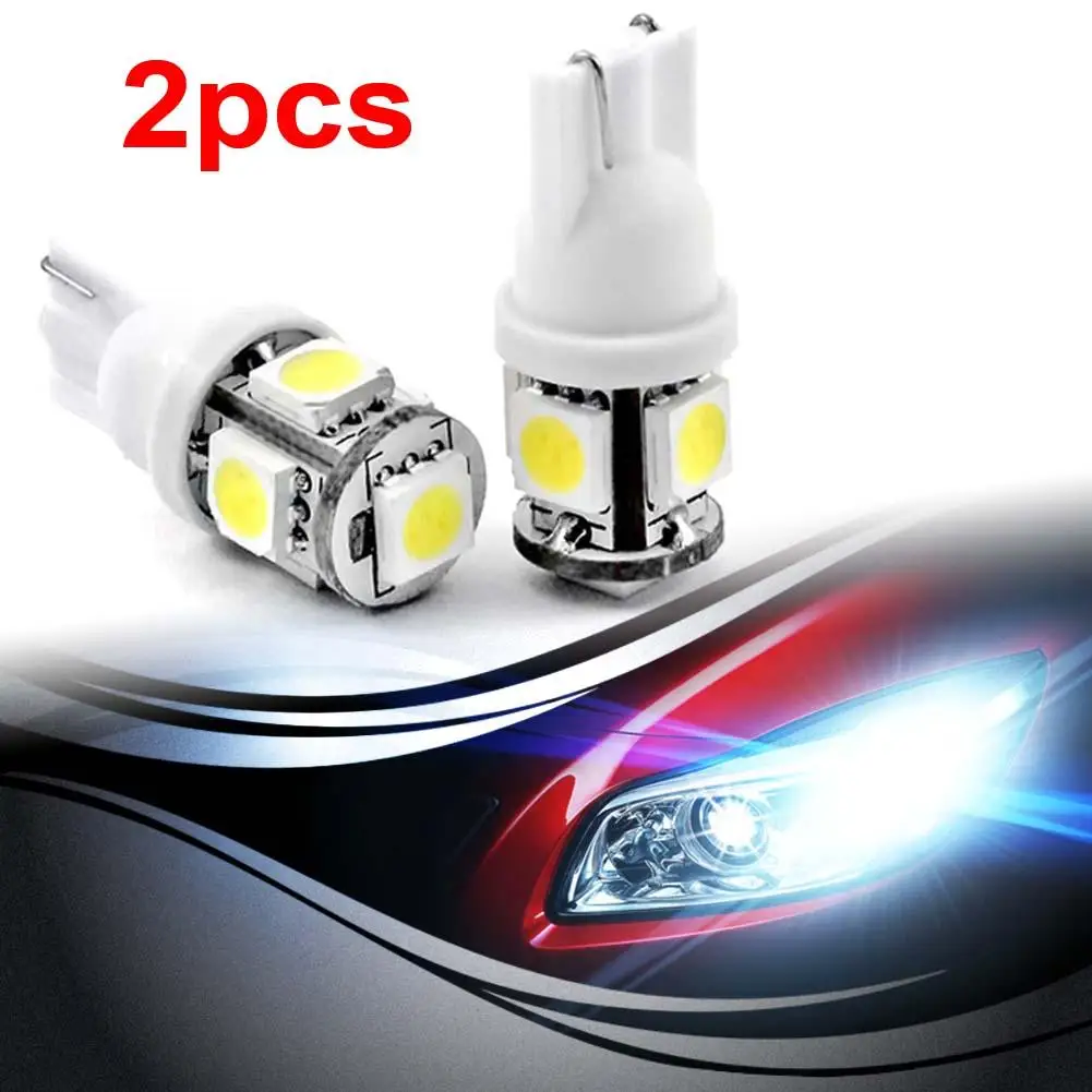 2 шт. Автомобильные светодиодные фонари высокой мощности T10 W5W 555 194|Передние