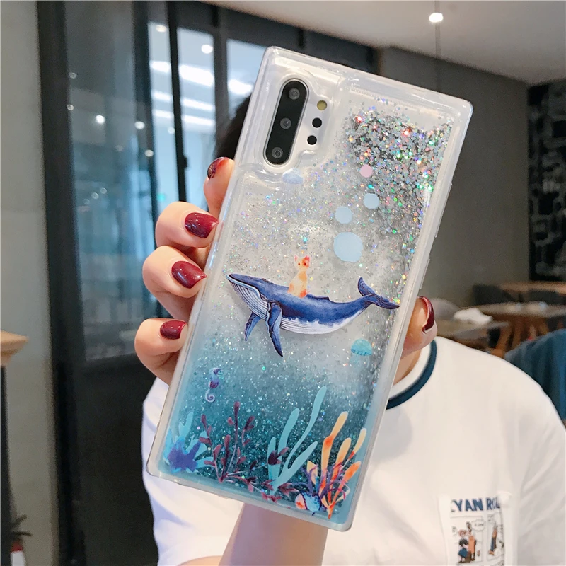 

Whale Case Liquid Silicone Cover for Huawei Mate 30 20 X Lite Nova 3 3i 3e 4 5 5i 5T 5Z 6 7 SE 7i Y5 Y6 Y7 Y9 Prime Pro 2019